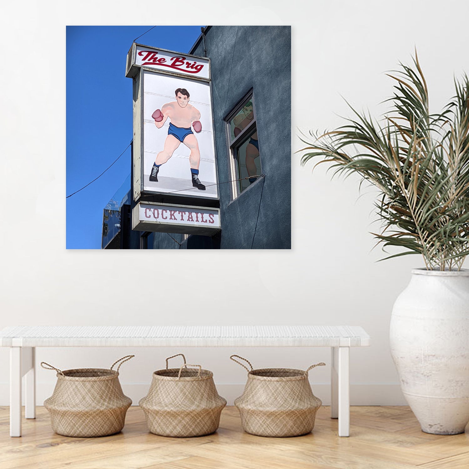 The Brig by will Hansen on GIANT ART - blue mixed media