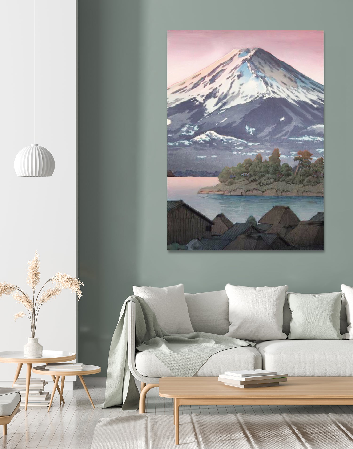 The Kawaguchi Trail - 5000px by Guillermo de Llera Blanes on GIANT ART - pink digital painting