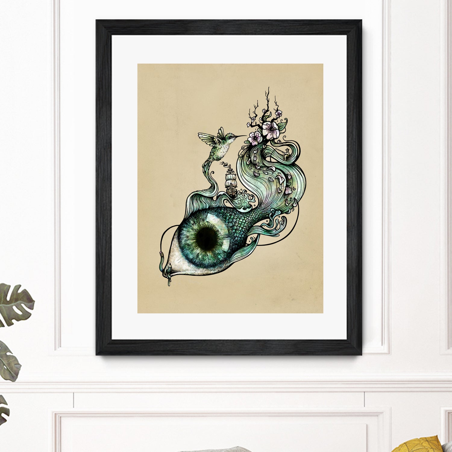 Flowing Inspiration by Enkel Dika on GIANT ART - green digital drawing