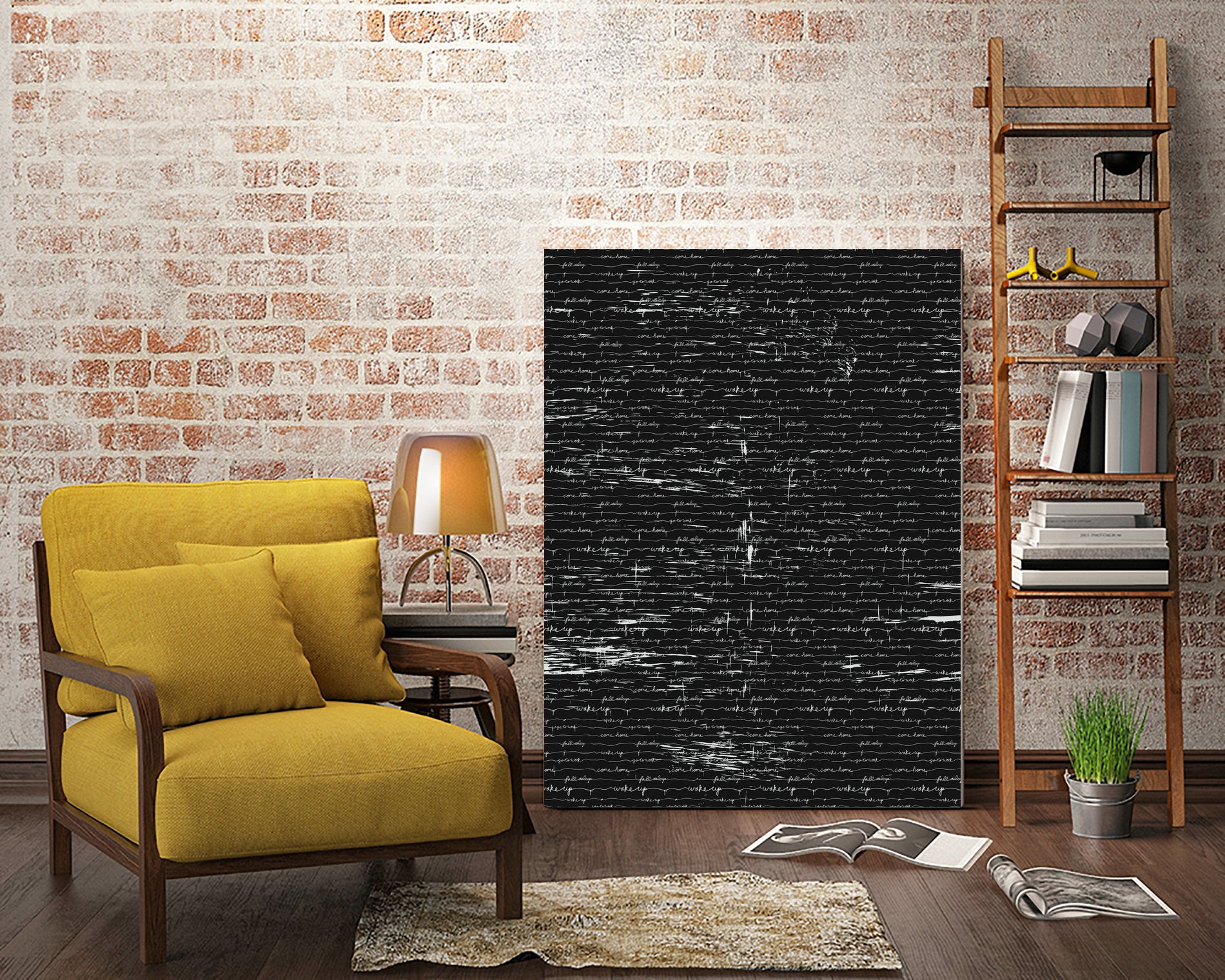 Wake Up by Sabrina Pearcy on GIANT ART - black typography