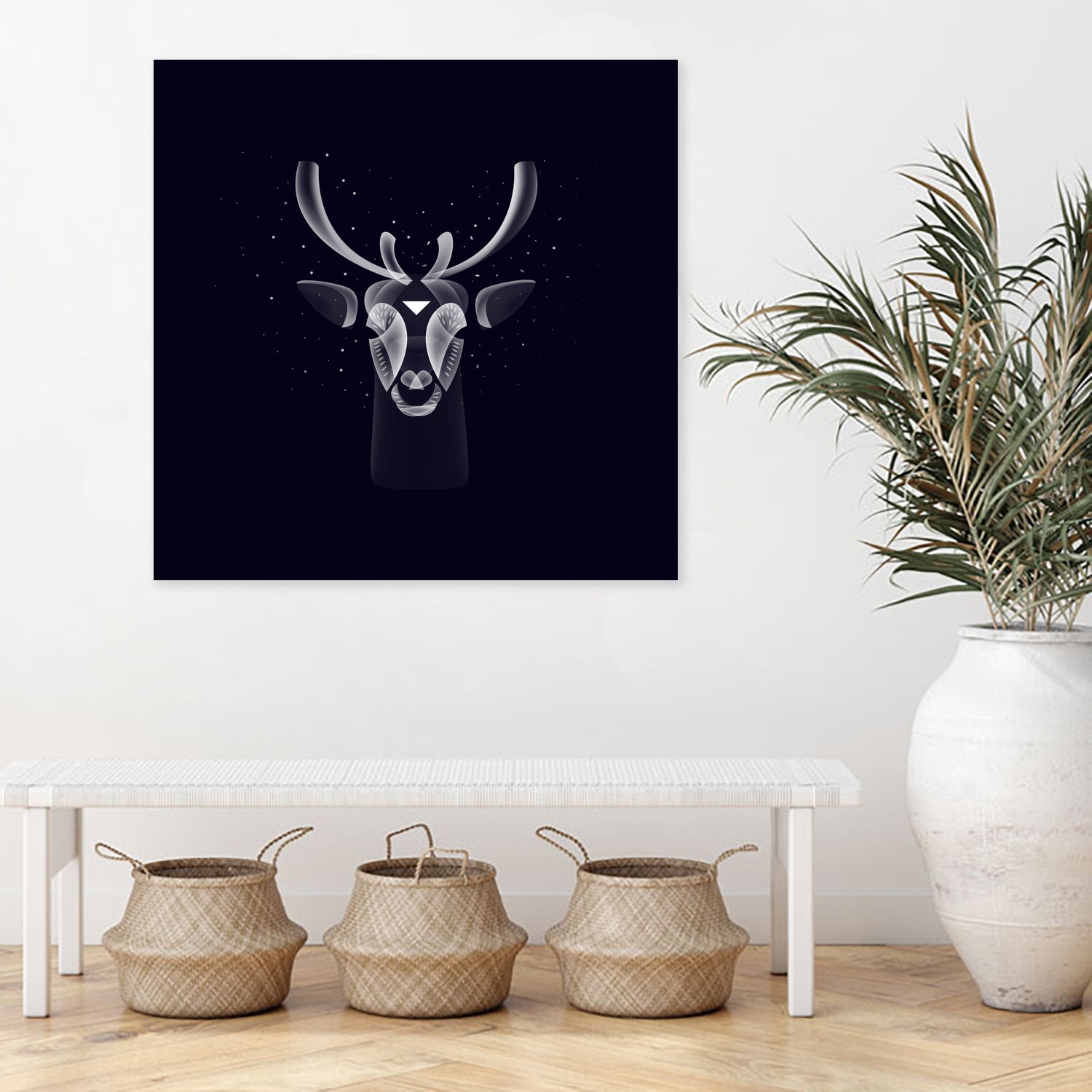 Silver reindeer by Ilya Shapko on GIANT ART - gray character design