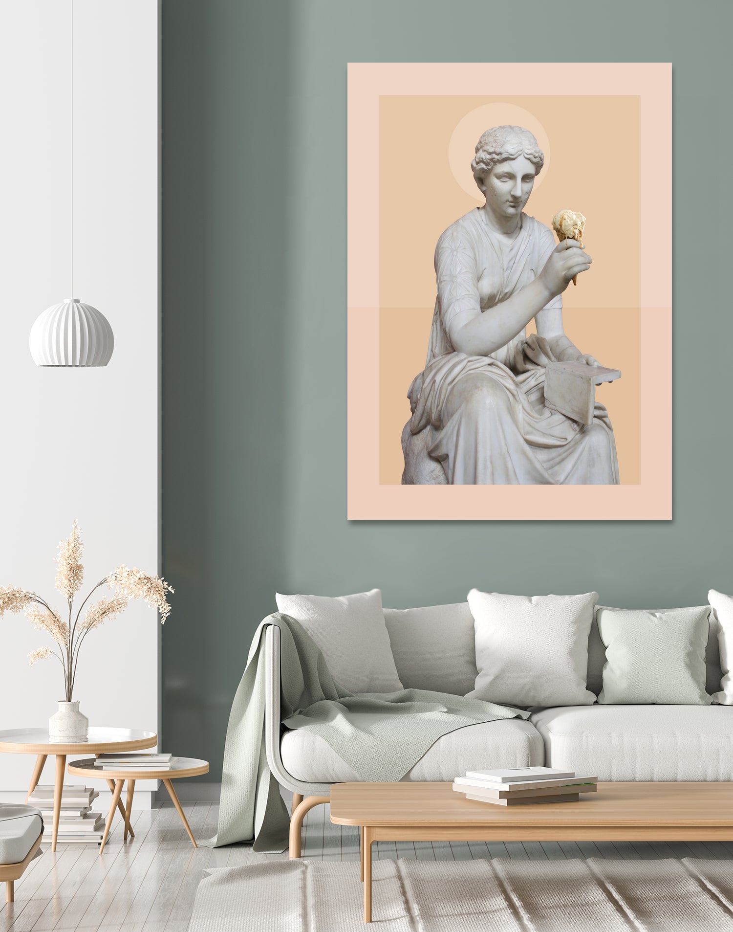 Ice Cream Cone by José Luis Guerrero on GIANT ART - orange photo manipulation