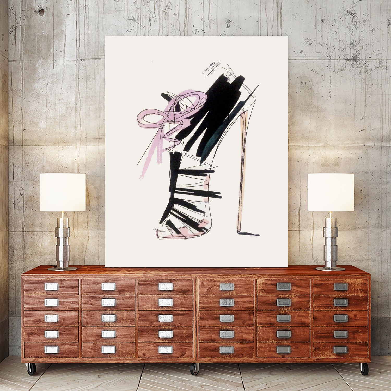 highheel by Jana Gerstenmaier on GIANT ART - black photo illustration