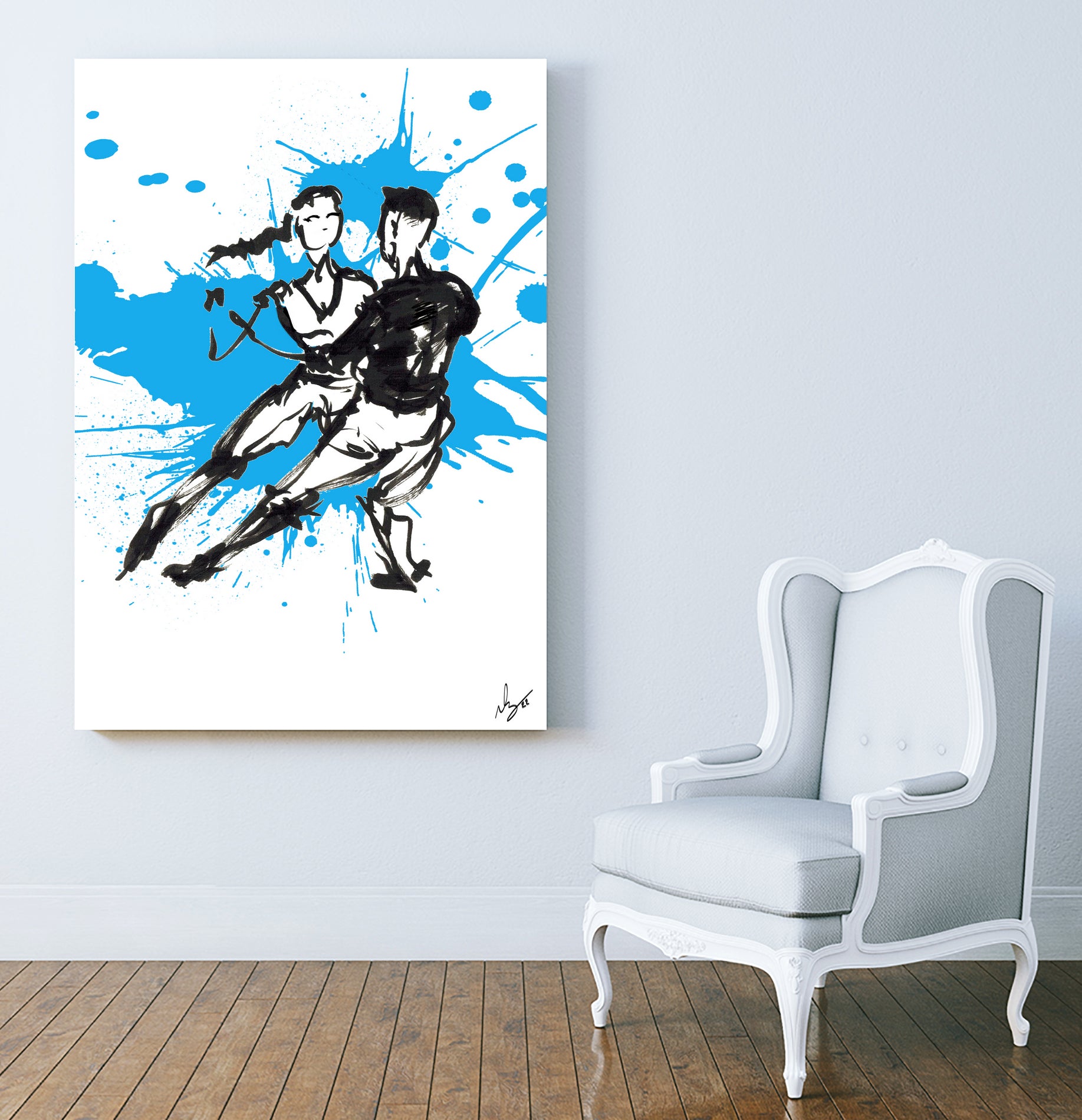 DancInk Folks-16 by Nicolas Lachance-Brais on GIANT ART - white digital drawing