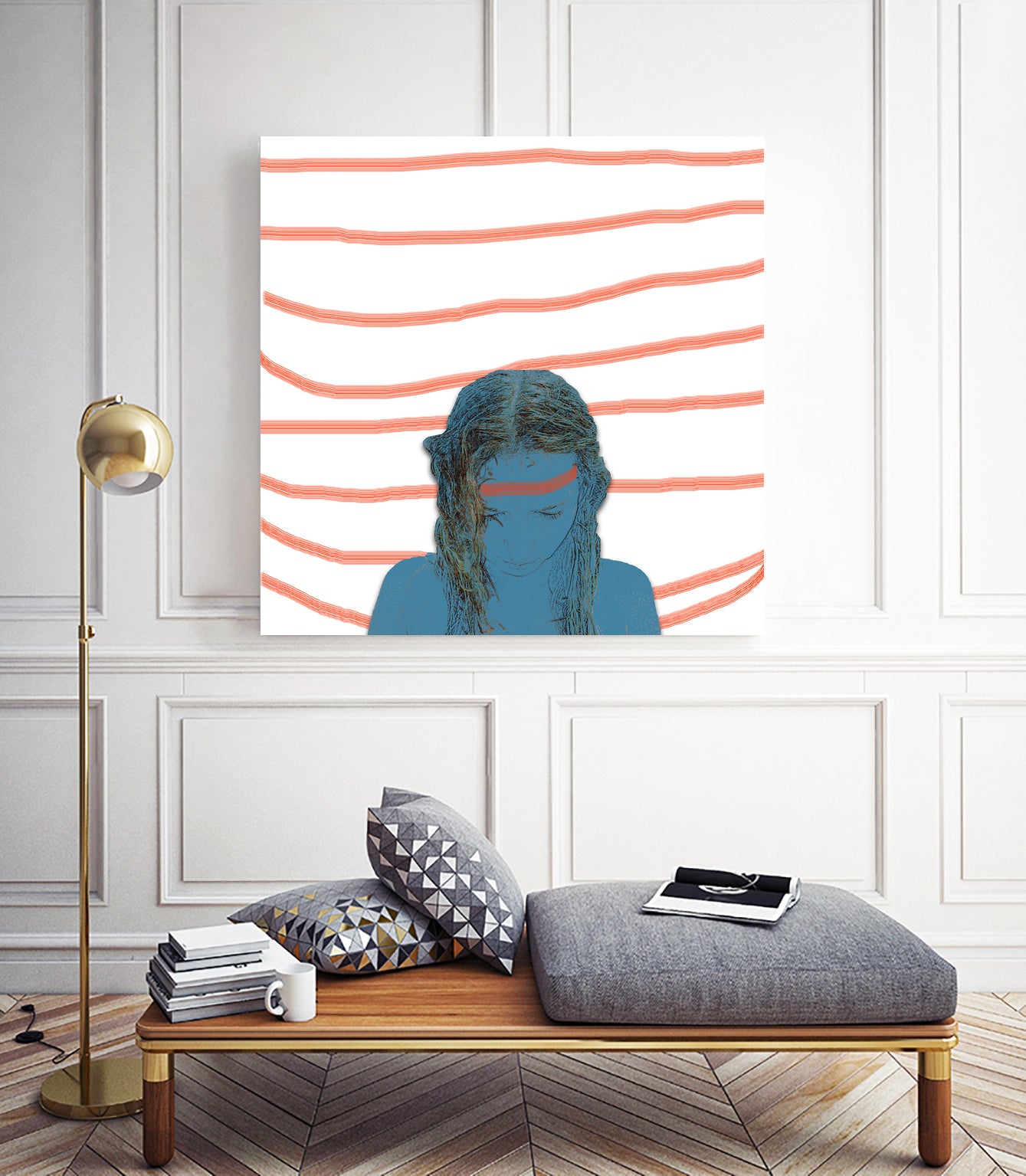 Blue by Anna Savtchenkov on GIANT ART - blue photo illustration