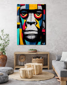 African Gorilla by Ramon Souza on GIANT ART - black digital painting