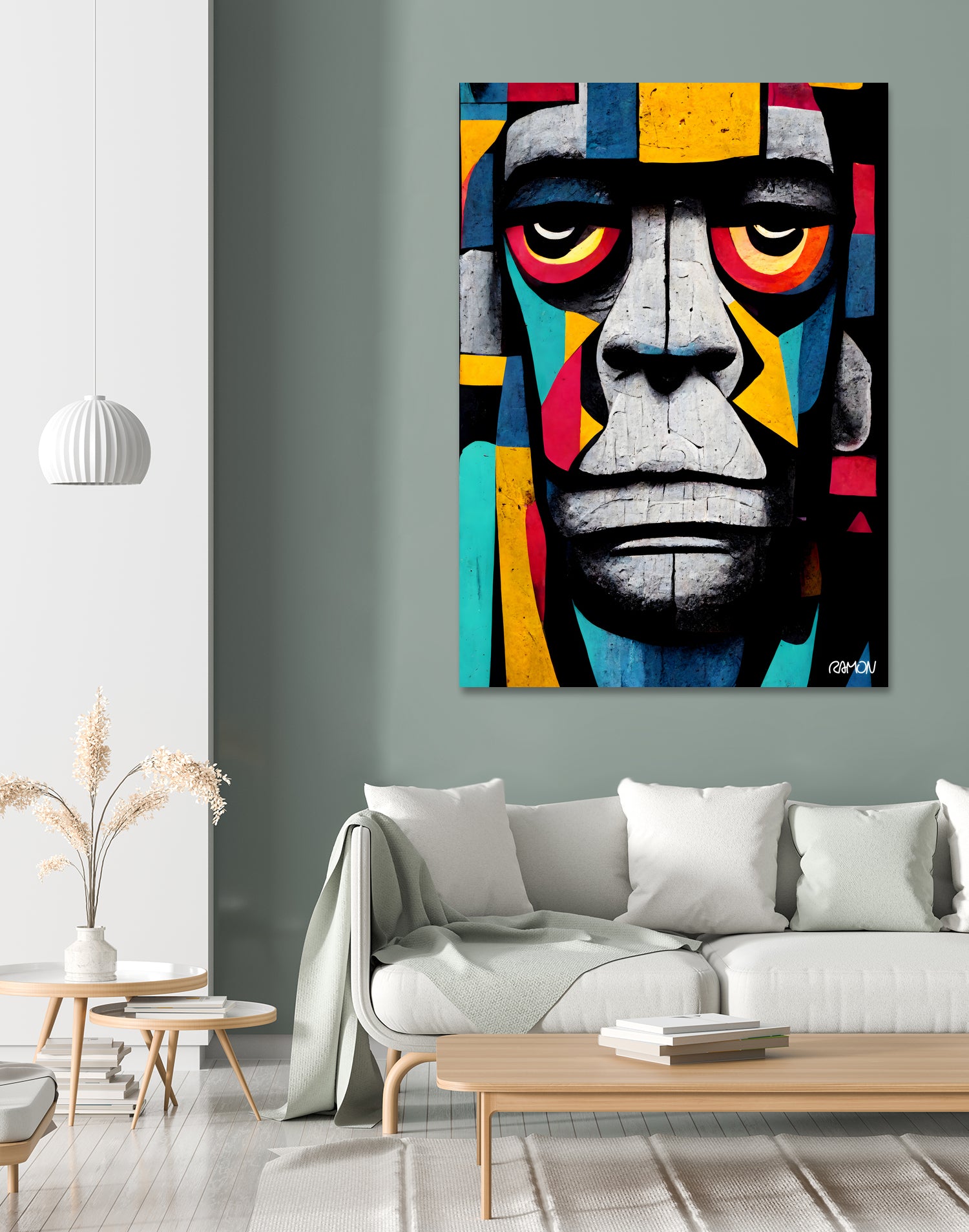 African Gorilla by Ramon Souza on GIANT ART - black digital painting