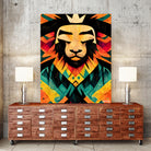 Lion King by Ramon Souza on GIANT ART - yellow digital painting