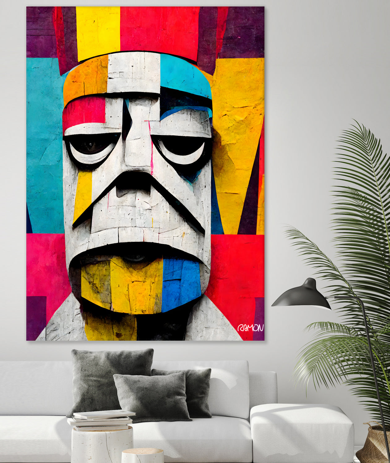 Bored Trooper by Ramon Souza on GIANT ART - white digital painting