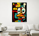 Alfred The Duck by Ramon Souza on GIANT ART - black digital painting