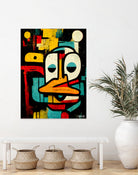 Alfred The Duck by Ramon Souza on GIANT ART - black digital painting