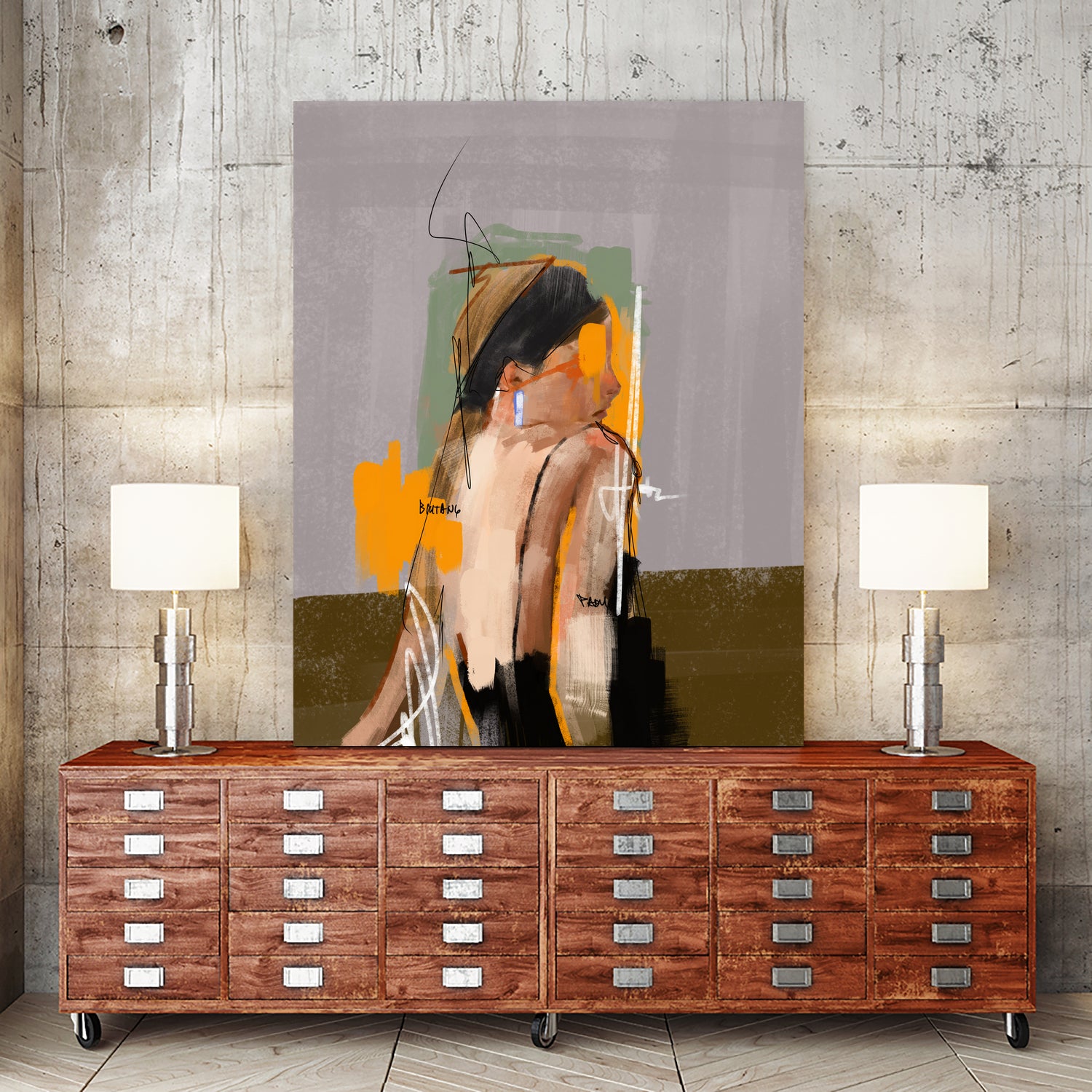 WONDERER by Bintang Padu on GIANT ART - gray digital painting