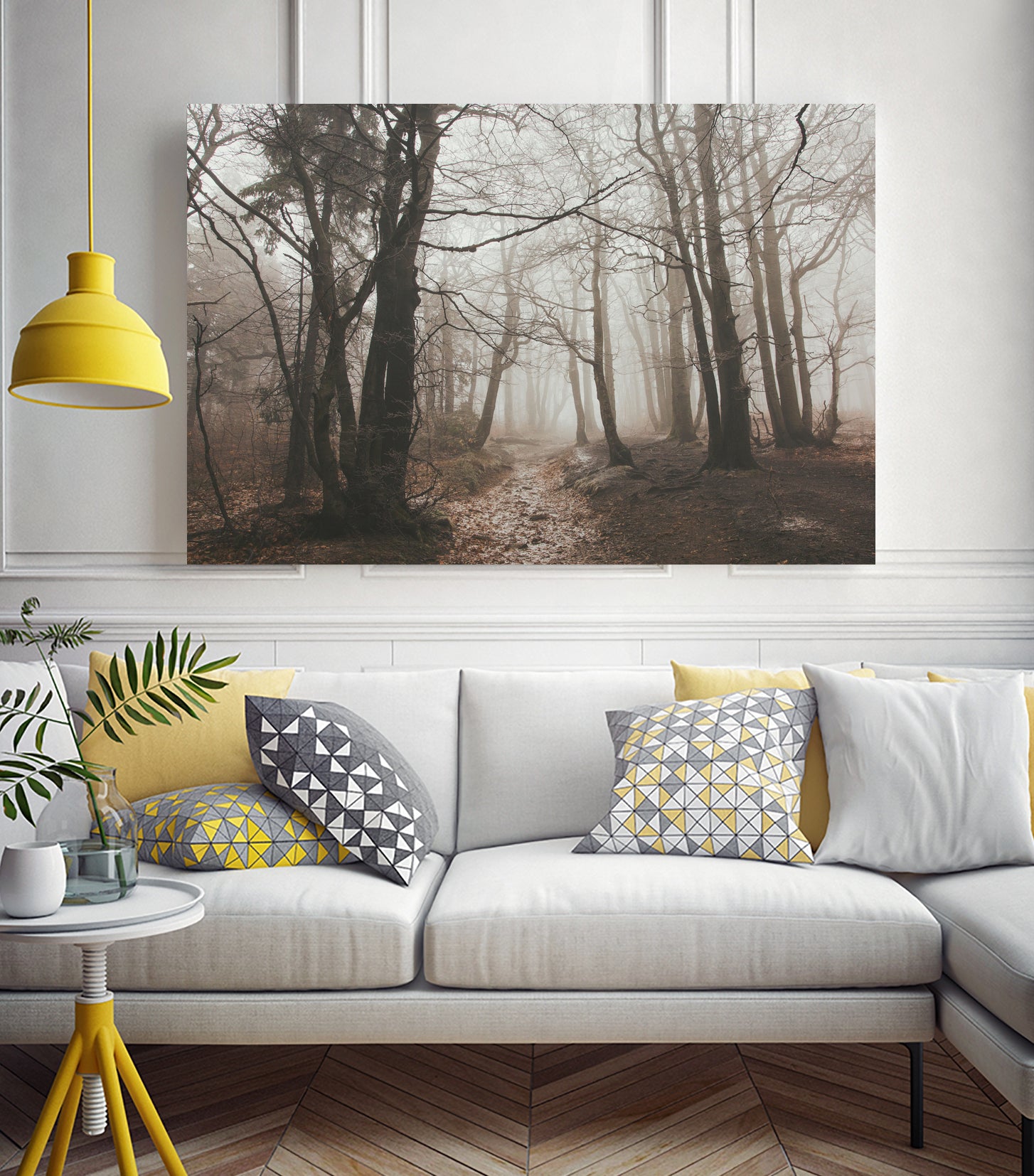 Spooky Forest by Dominika Aniola on GIANT ART - brown photo illustration