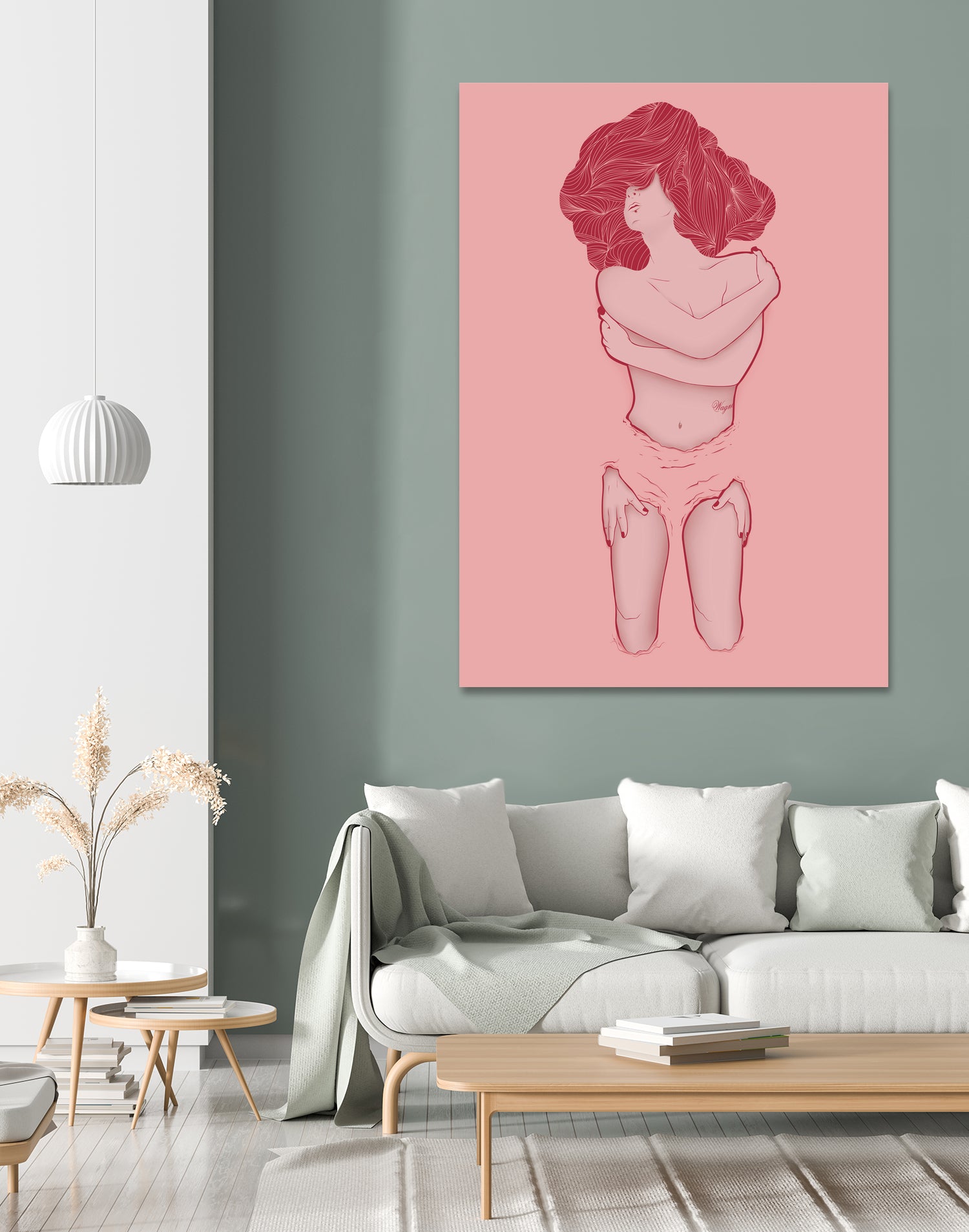 STRWBRY by Tomasz Wagner on GIANT ART - red digital drawing