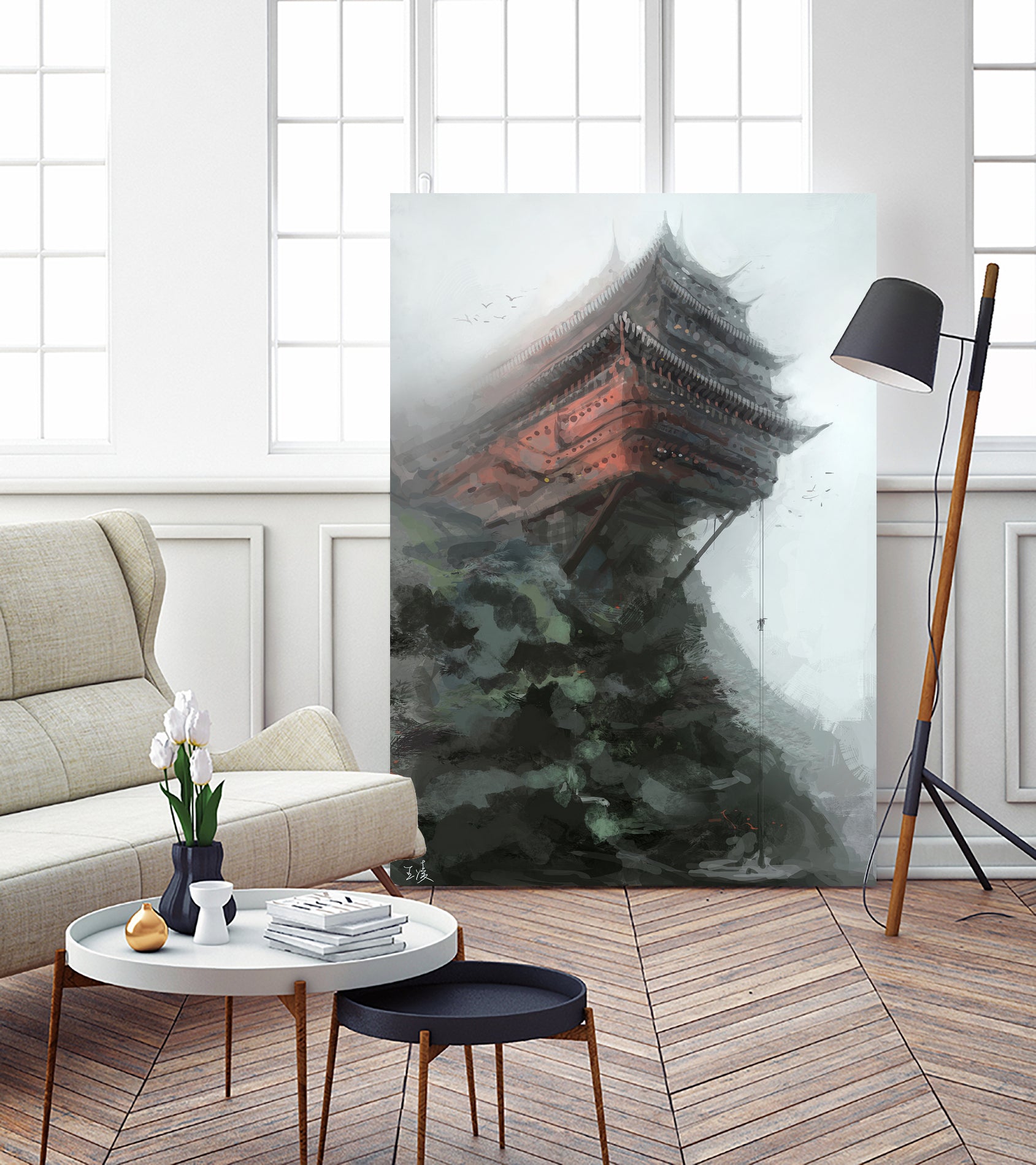 Hide by Ling Wang on GIANT ART - blue digital painting