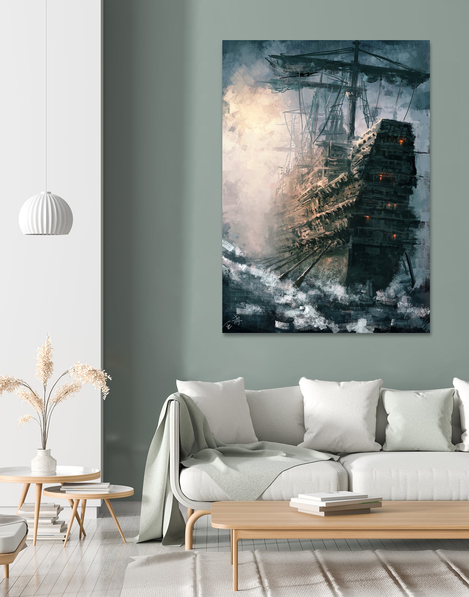 Day Break by Ling Wang on GIANT ART - blue digital painting