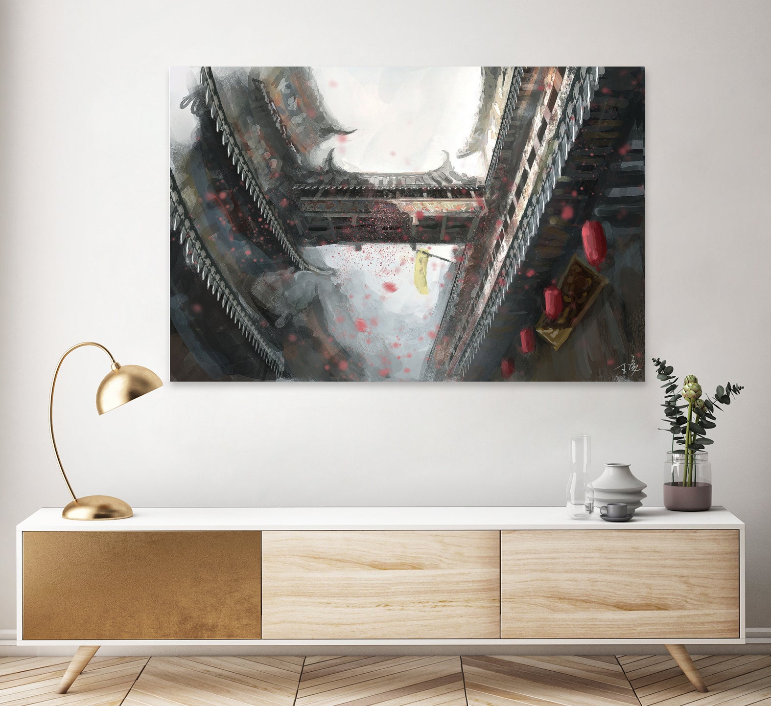 Town by Ling Wang on GIANT ART - digital painting