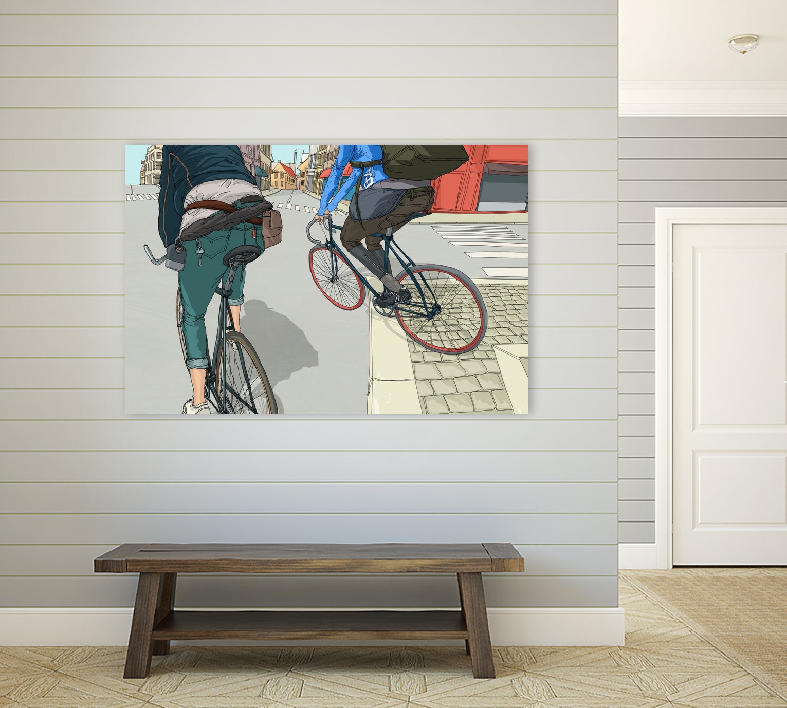 City traveler by Wonman Kim on GIANT ART - gray digital painting