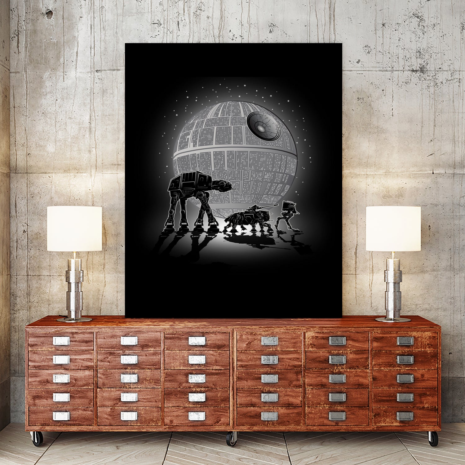 Death Star by Antonio Camarena on GIANT ART - black digital painting
