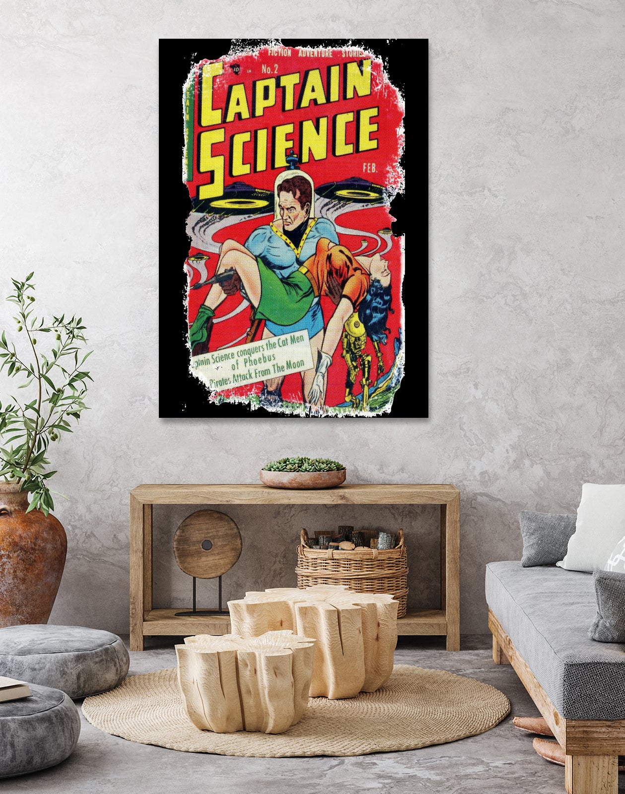 Torn Comic book cover | Retro| Science hero | Vintage by TULIO ALMEIDA on GIANT ART - red digital drawing