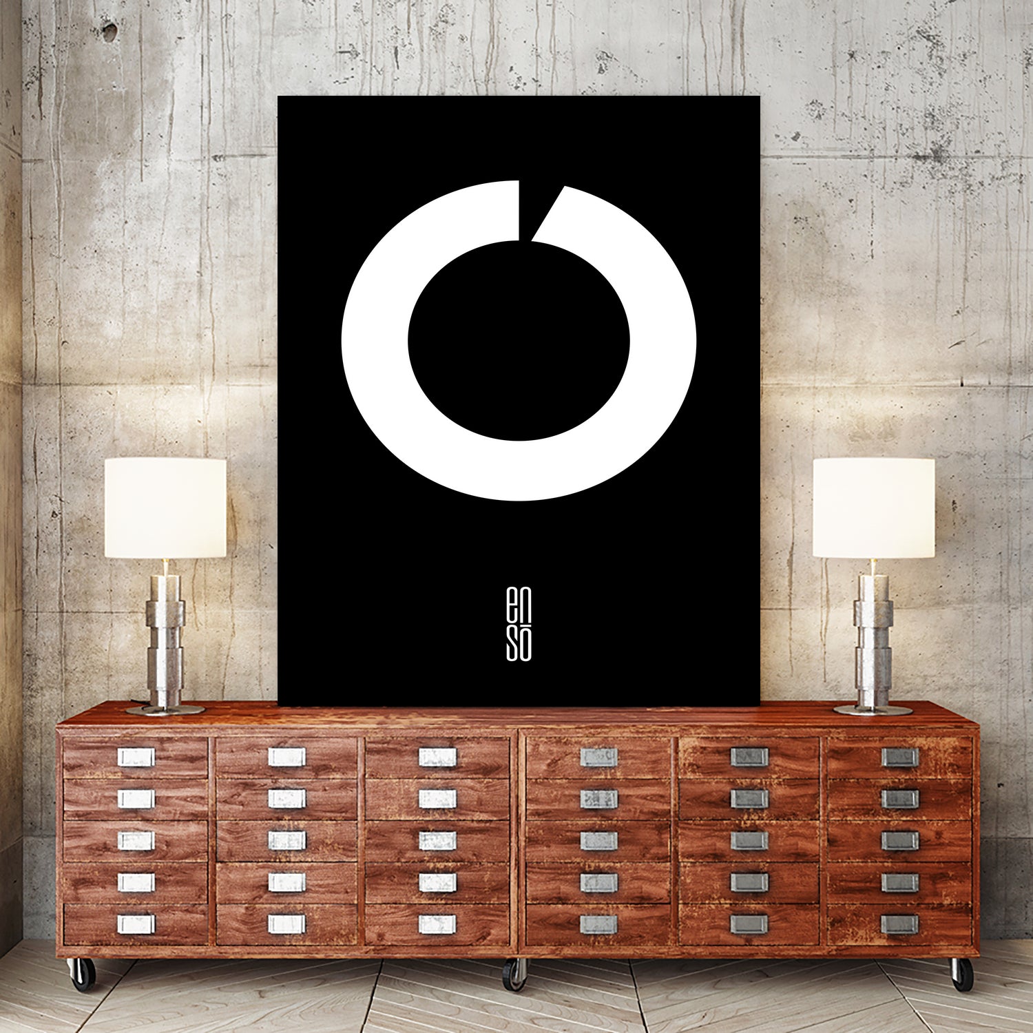 ENSO IN SWITZERLAND by Paolo Bordegoni on GIANT ART - black typography