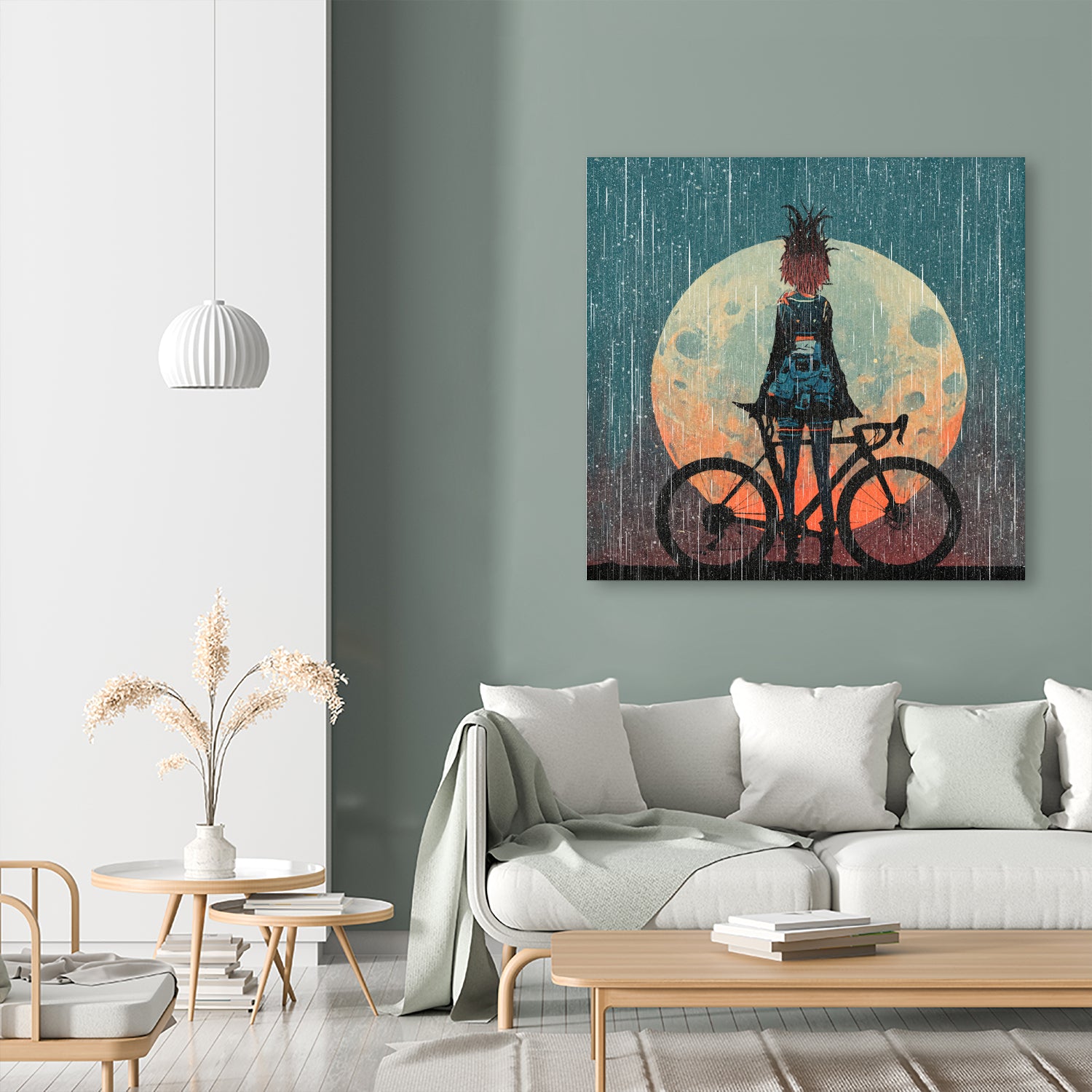 MTB Downhill and Wild Riders by Ilya Danilov on GIANT ART - gray digital painting