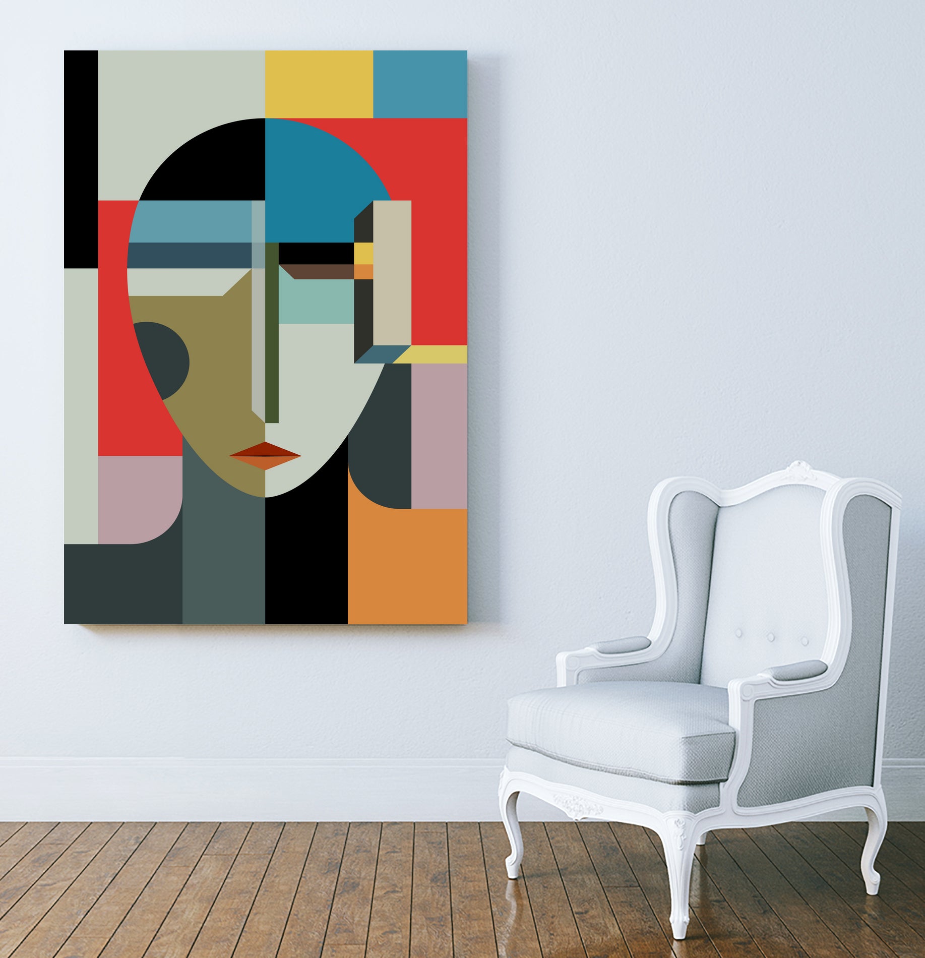 WOMAN OF WHEN by Paolo Bordegoni on GIANT ART - red digital drawing