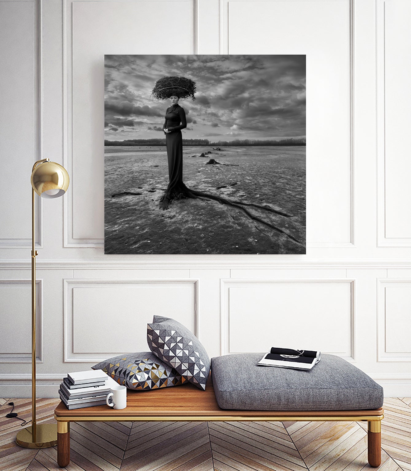 Empty Nest by Dariusz Klimczak on GIANT ART - gray photo illustration