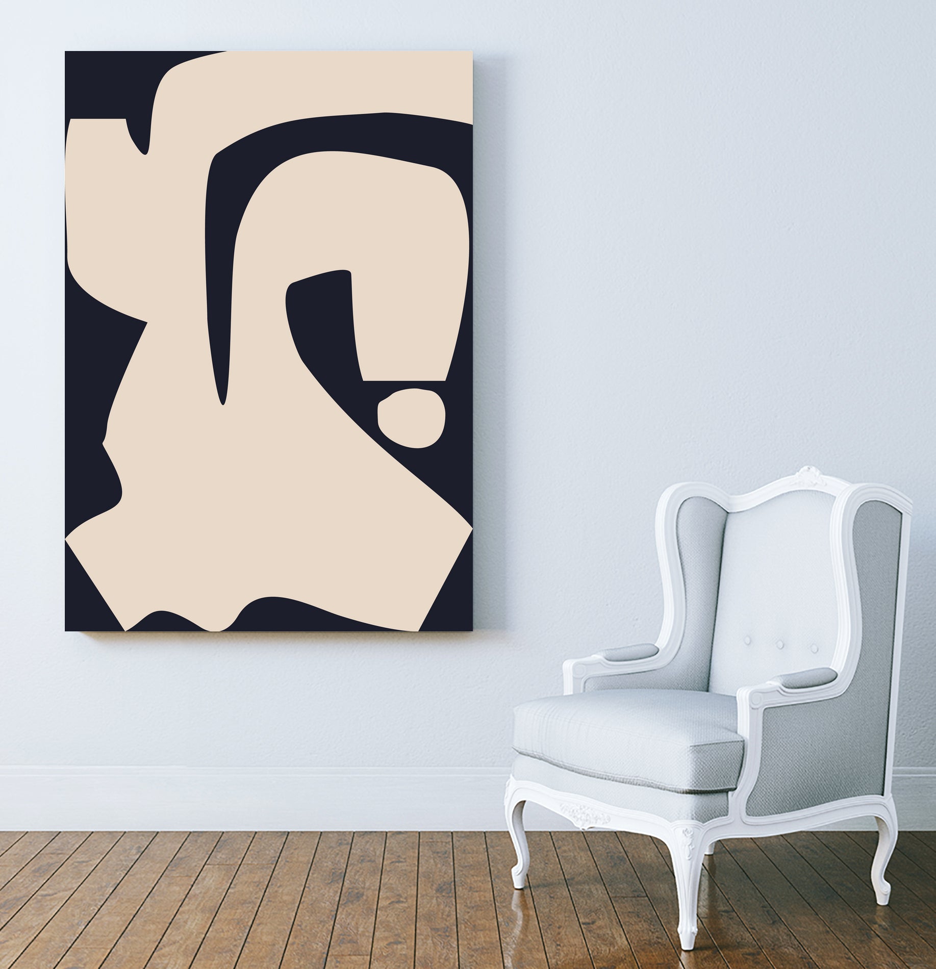 Abstract Shapes Print 07 by Afdan Zulhi Aldenar on GIANT ART - black digital drawing