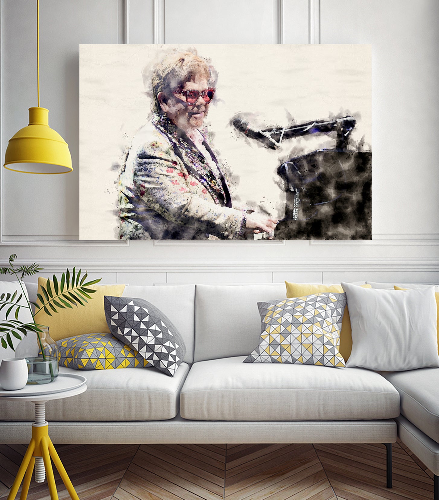 Elton john by miguel angel romero franco on GIANT ART - gray photo manipulation
