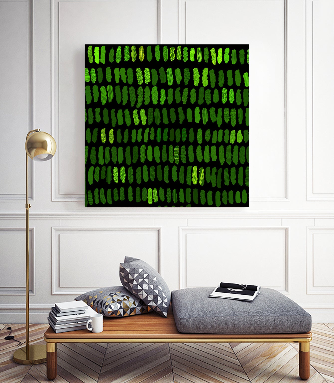Green Cells by Victor Fitzsimons on GIANT ART - green photo manipulation
