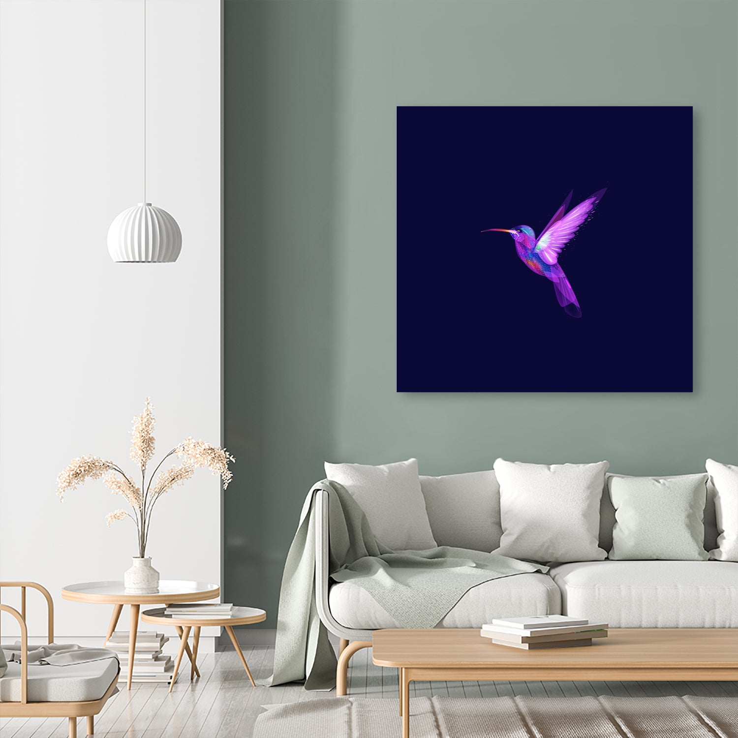 Colibri's dream 1 by Ilya Shapko on GIANT ART - blue character design