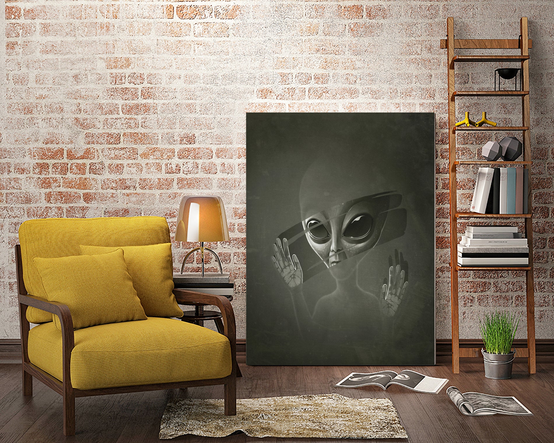 Alien by Lukáš Brežák on GIANT ART - black digital painting