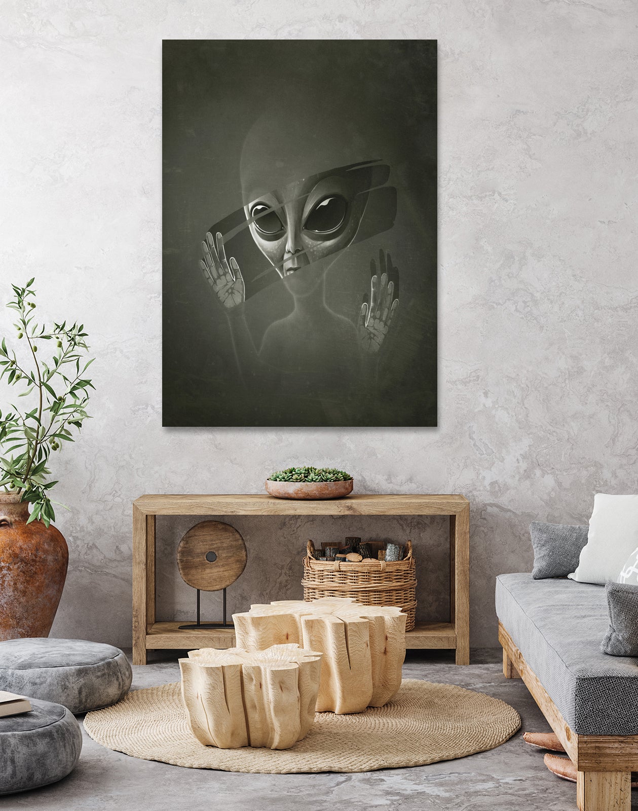 Alien by Lukáš Brežák on GIANT ART - black digital painting