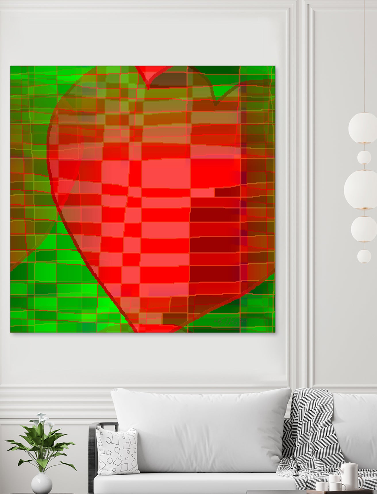 Muttertag 2023 by Thomas Dellenbach dELLaS on GIANT ART - red digital painting