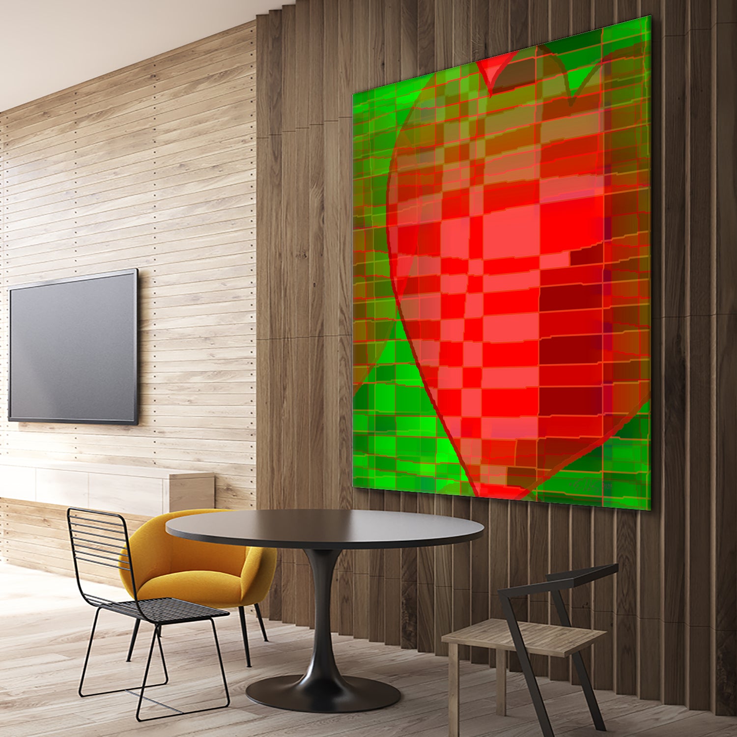 Muttertag 2023 by Thomas Dellenbach dELLaS on GIANT ART - red digital painting