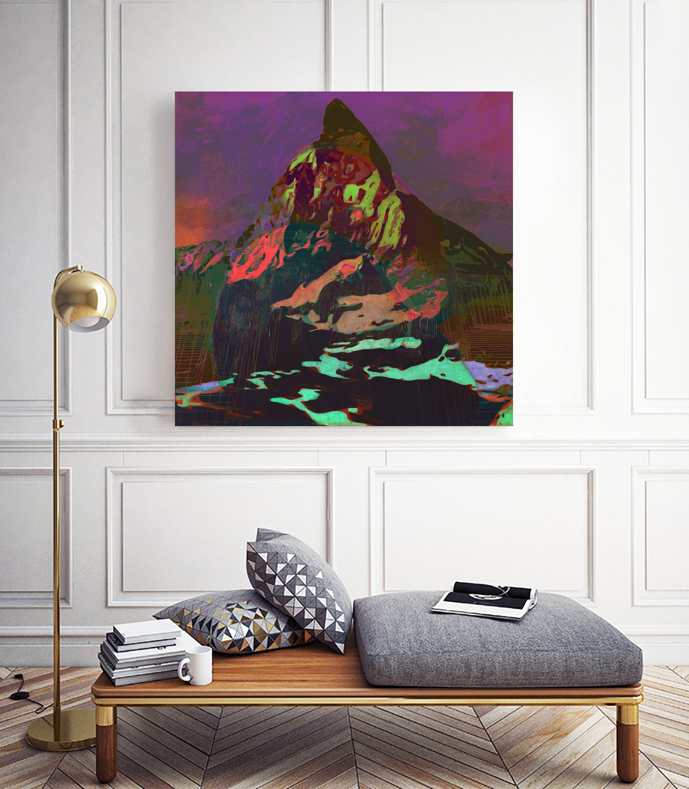 Coloria by Jamison Gish on GIANT ART - fuchsia digital painting