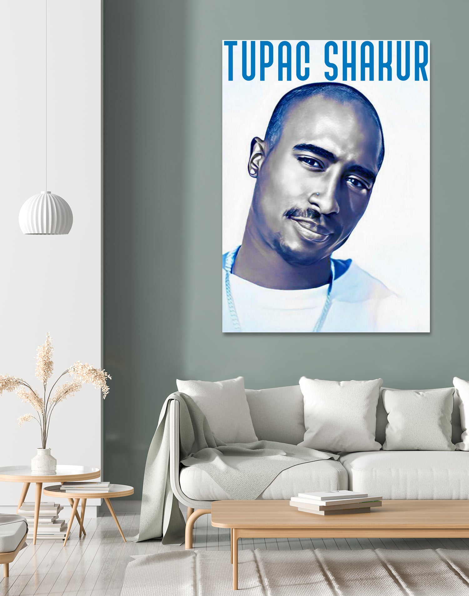 Tupac Shakur by Sergej Midas on GIANT ART - white digital drawing