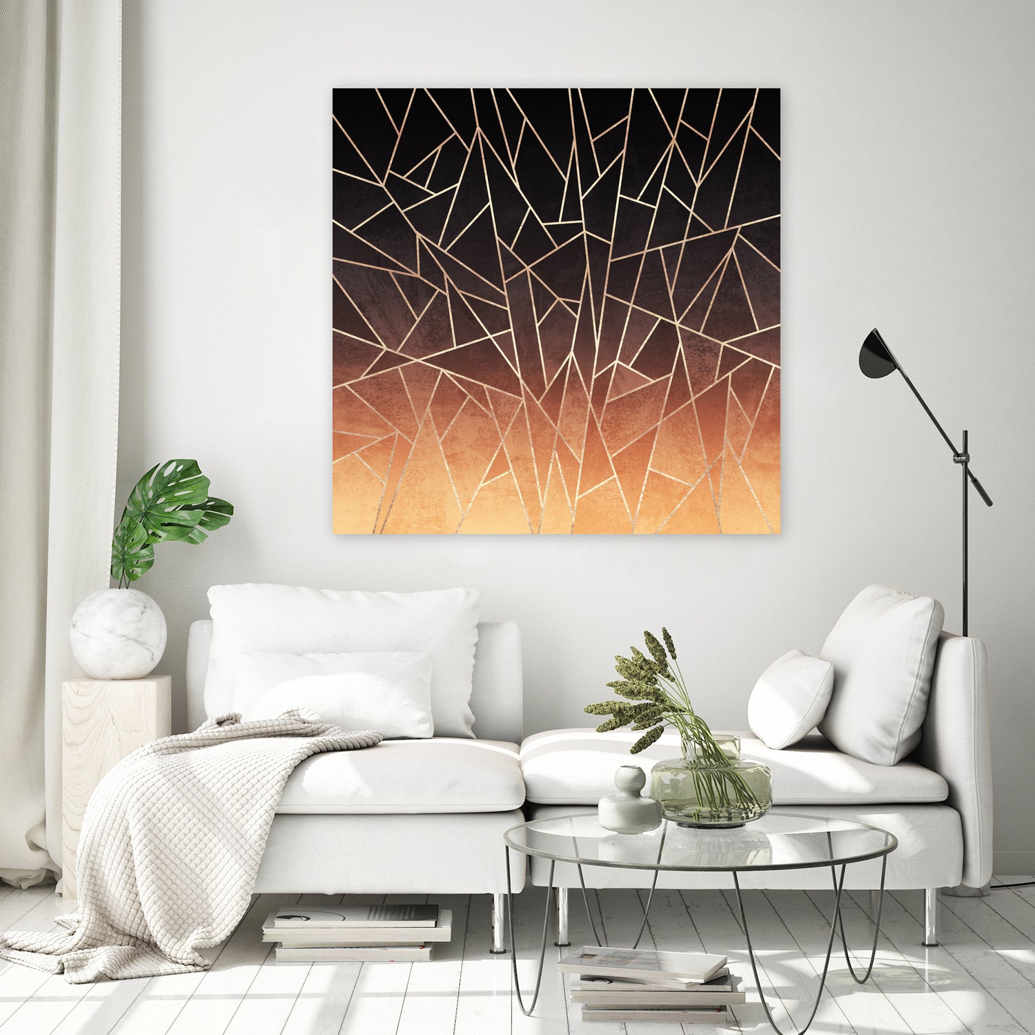 Shattered Ombre by Elisabeth Fredriksson on GIANT ART - brown digital painting