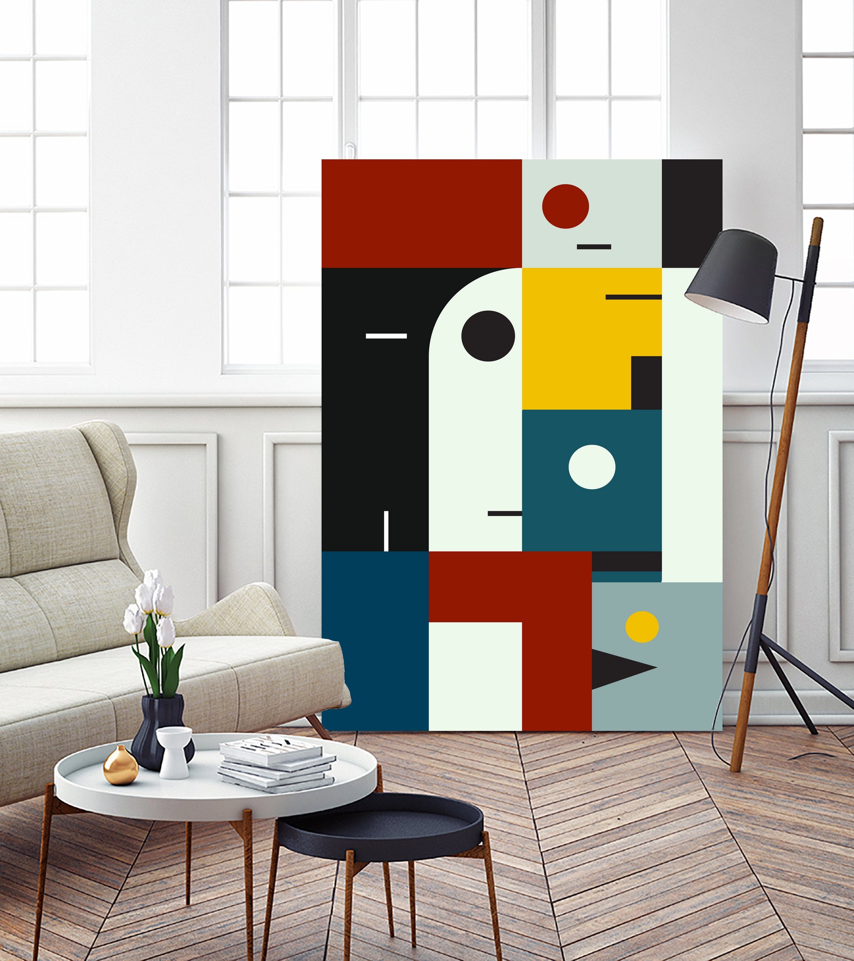 BAUHAUS AGE by Paolo Bordegoni on GIANT ART - blue digital drawing