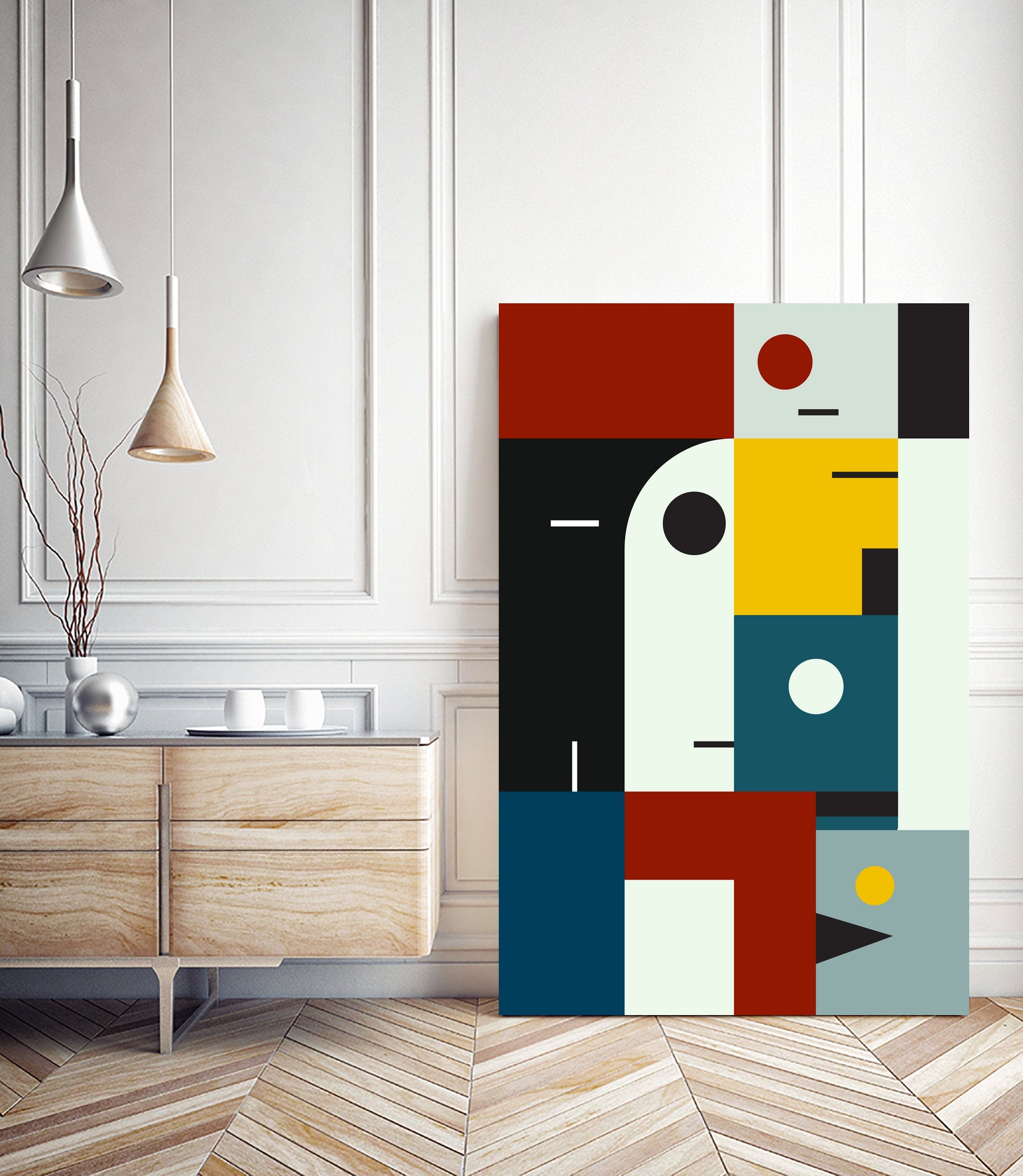 BAUHAUS AGE by Paolo Bordegoni on GIANT ART - blue digital drawing