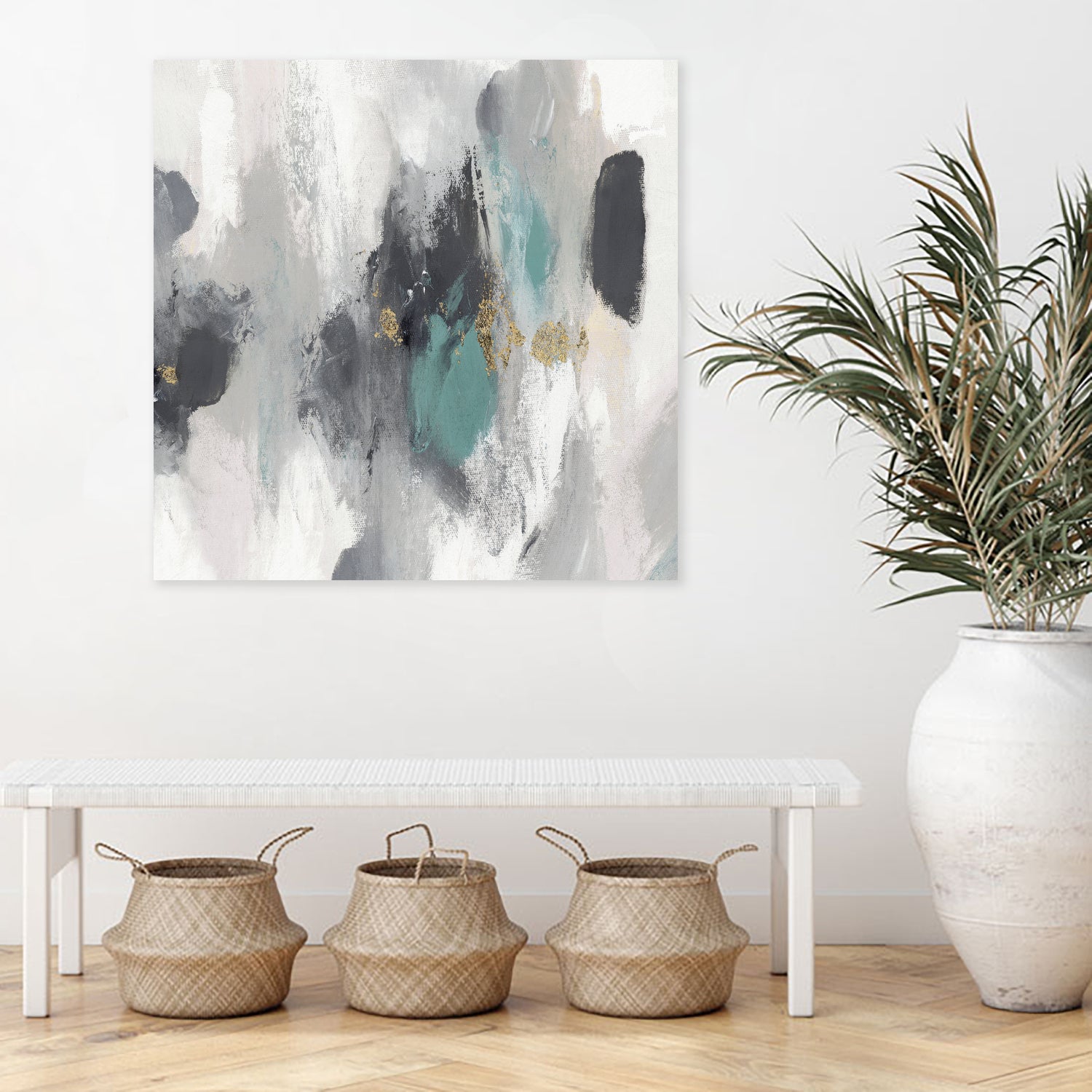 Gray Days I by Pi Studio on GIANT ART - gray mixed media