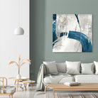 Black Ink I Indigo Version by Pi Studio on GIANT ART - blue mixed media