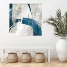 Black Ink I Indigo Version by Pi Studio on GIANT ART - blue mixed media