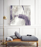 Black Ink I Lavender Version by Pi Studio on GIANT ART - fuchsia mixed media