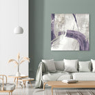 Black Ink I Lavender Version by Pi Studio on GIANT ART - fuchsia mixed media