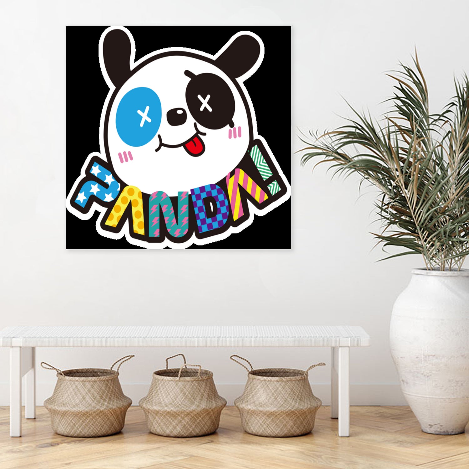 Funny Panda by Desi Setyoningrum on GIANT ART - white cartooning