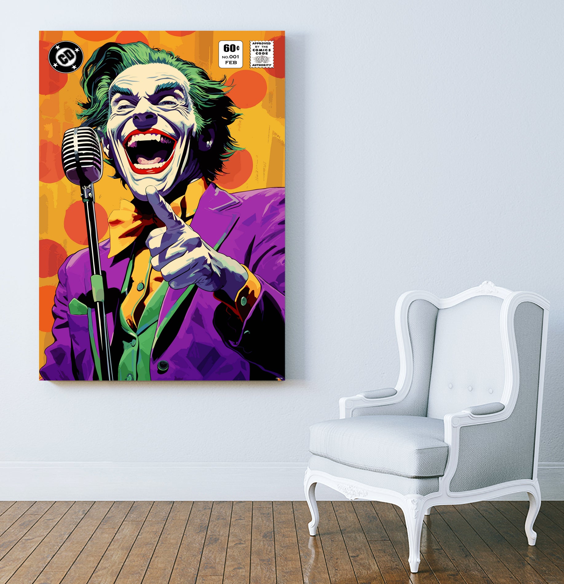The Killing Joke by Ramon Souza on GIANT ART - yellow vector illustration