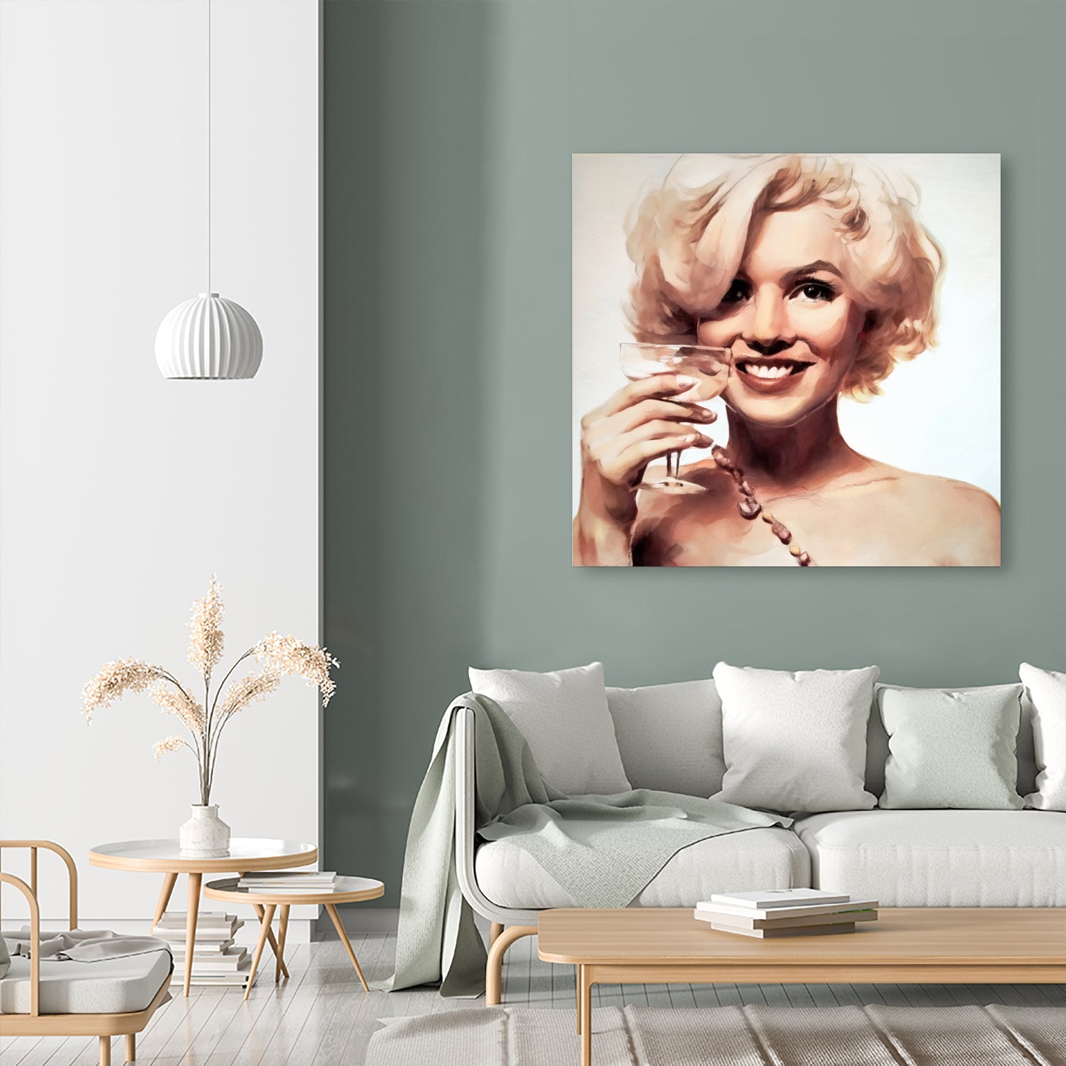 Marilyn Monroe by William Cuccio on GIANT ART - yellow digital painting
