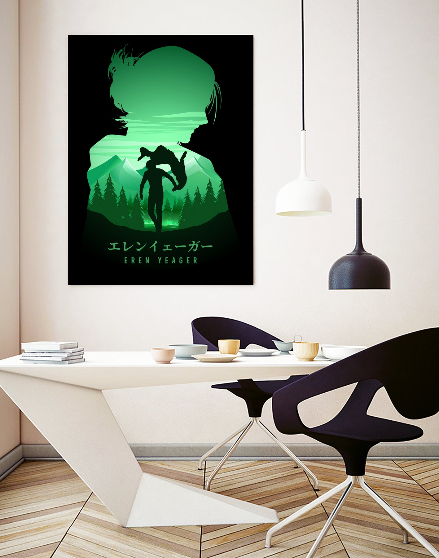 Eren Yeager by Illust Artz on GIANT ART - green digital drawing